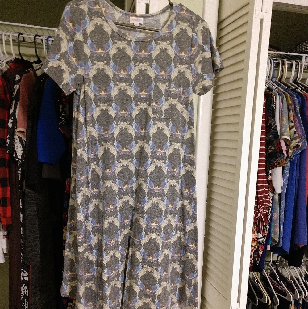 Lularoe XS Carly Dress, EUC
